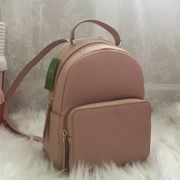 kate spade Blush Pink Pebbled Leather Mini Backpack Kate Spade New York Schuyler Mini Backpack | Brixton Baker main image 4